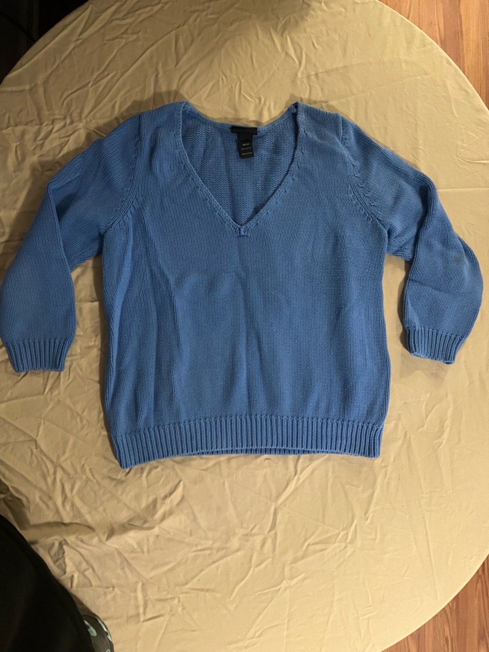 Lane Bryant Women's V-Neck Sweater in Blue